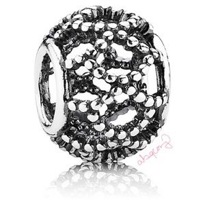 EUC Pandora 790978 Sterling Silver Wanderlust Openworks Charm